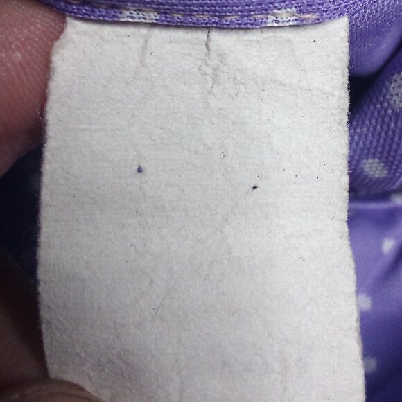 Vintage Purple Polka Dots Polyester Disco Shirt - Picture 3 of 5